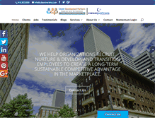 Tablet Screenshot of careerdevelopmentpartners.com